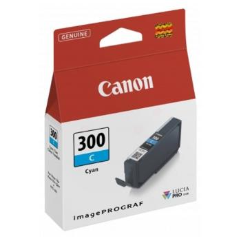 Canon originální ink PFI300C, cyan, 14,4ml, 4194C001, Canon imagePROGRAF PRO-300
