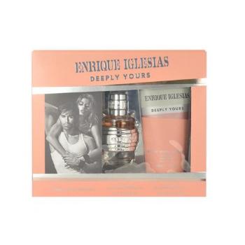 Enrique Iglesias Deeply Yours Woman zestaw Edt 40ml + 200ml Żel pod prysznic dla kobiet Uszkodzone pudełko
