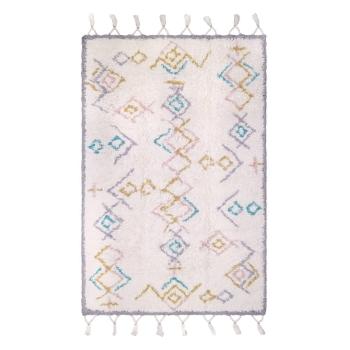 Kolorowy dywan wykonany ręcznie z bawełny Nattiot Milko, 100x160 cm
