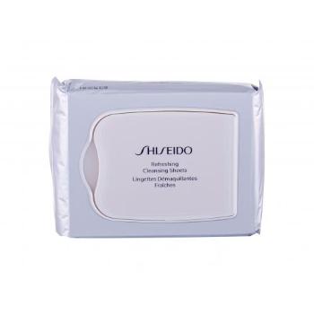 Shiseido Refreshing Cleansing Sheets 30 szt chusteczki oczyszczające dla kobiet Uszkodzone pudełko