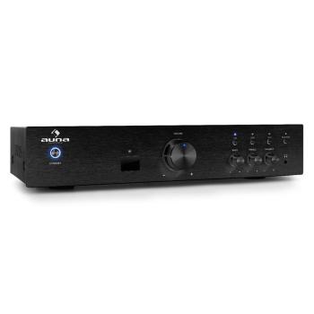 Auna AV2-CD508BT, wzmacniacz Hi-Fi, AUX, Bluetooth, kolor czarny