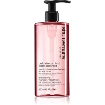 Shu Uemura Deep Cleanser Delicate Comfort szampon nawilżający do włosów suchych 400 ml