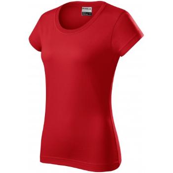 Trwała koszulka damska o dużej gramaturze, czerwony, 3XL