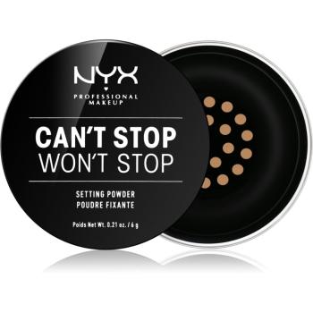 NYX Professional Makeup Can't Stop Won't Stop puder sypki odcień 03 Medium 6 g