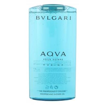 Bvlgari Aqva Pour Homme Marine 200 ml żel pod prysznic dla mężczyzn Uszkodzone pudełko