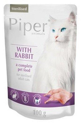 PIPER Animals z królikiem dla kota po sterylizacji 100 g
