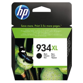 HP originální ink C2P23AE, HP 934XL, black, blistr, 1000str., 25,5ml, HP Officejet 6812,6815,Officejet Pro 6230,6830,6835