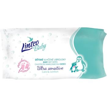 Linteo Baby Ultra Sensitive delikatne nawilżane chusteczki dla dzieci 64 szt.