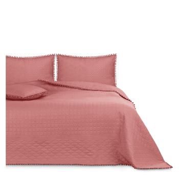 Różowa narzuta na łóżko AmeliaHome Meadore, 170 x 210 cm