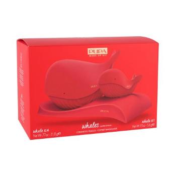 Pupa Whales zestaw Zestaw do makijażu Pupa Whale 4 21,8 g + Zestaw do makijażu Pupa Whale 1 5,6 g + stojak  1 szt dla kobiet Uszkodzone pudełko 004