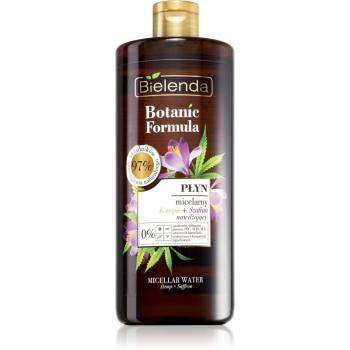 Bielenda Botanic Formula Hemp + Saffron orzeźwiający oczyszczający płyn micelarny 500 ml