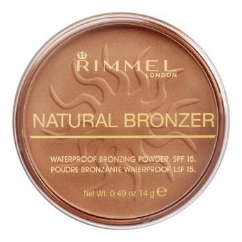 Rimmel London Natural Bronzer SPF15 14 g bronzer dla kobiet 021 Sun Light