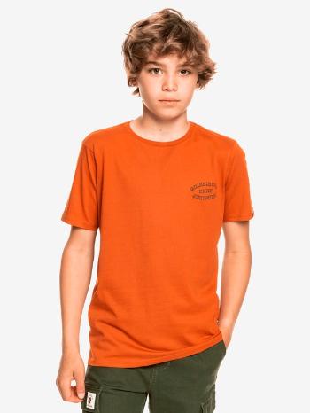 Quiksilver Wild Card Koszulka dziecięce Pomarańczowy