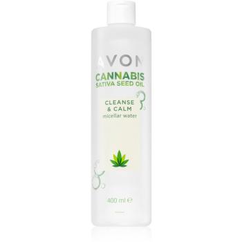 Avon Cannabis Sativa Oil Cleanse & Calm płyn micelarny do demakijażu o działaniu uspokajającym 400 ml