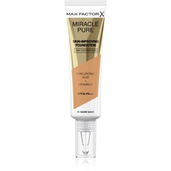 Max Factor Miracle Pure Skin podkład o przedłużonej trwałości SPF 30 odcień 70 Warm Sand 30 ml