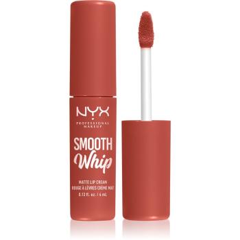NYX Professional Makeup Smooth Whip Matte Lip Cream jedwabista pomadka o działaniu wygładzającym odcień 04 Teddy Fluff 4 ml