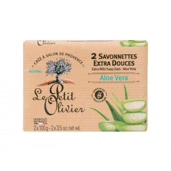 Le Petit Olivier Aloe Vera Extra Mild Soap 200 g mydło w kostce dla kobiet