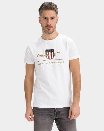 Gant D.2 Archive Shield Koszulka Biały