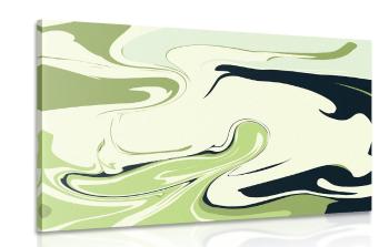 Obraz abstrakcyjny zielony wzór - 60x40