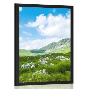 Plakat dolina w Czarnogórze - 20x30 black