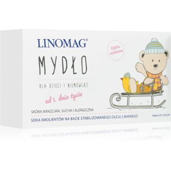 Linomag Soap for children and babies mydło w kostce dla dzieci od urodzenia 100 g