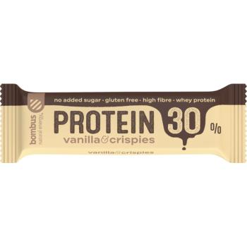Bombus Protein 30 % batonik białkowy smak Vanilla & Crispies 50 g