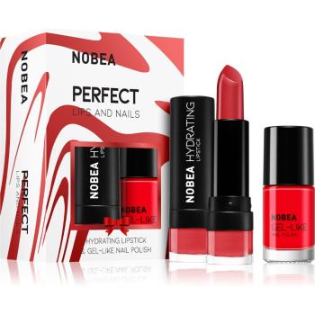 NOBEA Day-to-Day Perfect Lips and Nails Set zestaw do makijażu