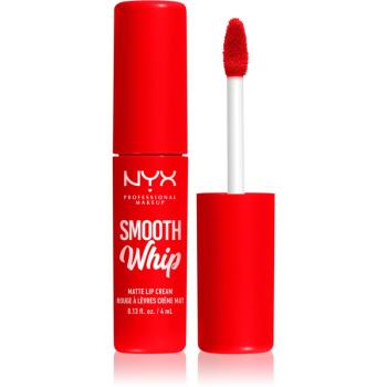 NYX Professional Makeup Smooth Whip Matte Lip Cream jedwabista pomadka o działaniu wygładzającym odcień 12 Icing On Top 4 ml