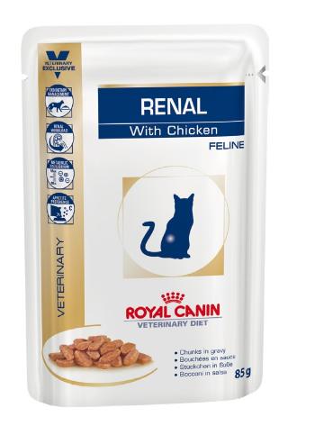 Royal Canin Veterinary Diet Cat RENAL CHICKEN saszetka - 85g