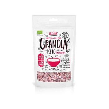 DIET FOOD Bio Keto Granola with Raspberry - Granola z maliną - 200 gZdrowa Żywność > Pozostałe