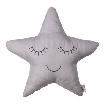 Szara poduszka dziecięca z domieszką bawełny Mike & Co. NEW YORK Pillow Toy Star, 35x35 cm
