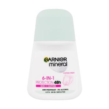 Garnier Mineral Protection 6-in-1 Cotton Fresh 48h 50 ml antyperspirant dla kobiet