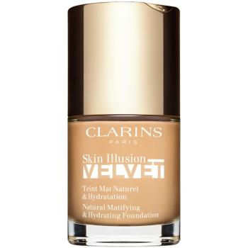 Clarins Skin Illusion Velvet podkład w płynie z matowym wykończeniem o działaniu odżywczym odcień 106N 30 ml