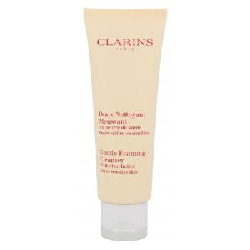Clarins Gentle Foaming Cleanser Dry Skin 125 ml pianka oczyszczająca dla kobiet Uszkodzone pudełko
