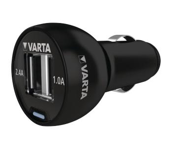 VARTA 57931 - Ładowarka adapter samochodowa USB 12V