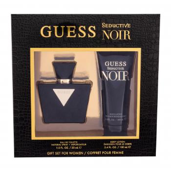 GUESS Seductive Noir zestaw Edt 30 ml + Mleczko do ciała 100 ml dla kobiet Uszkodzone pudełko