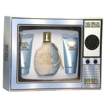 Diesel Fuel For Life Denim Collection Femme zestaw Edt 50ml + 50ml Żel pod prysznic + 50ml Balsam + 1,5ml Edt Fuel for Life Denim Homme dla kobiet