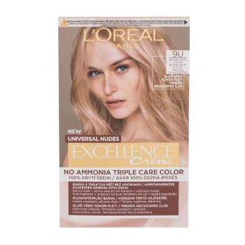 L'Oréal Paris Excellence Creme Triple Protection 48 ml farba do włosów dla kobiet Uszkodzone pudełko 9U Very Light Blond