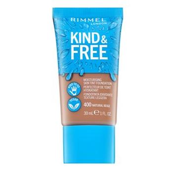 Rimmel London Kind & Free Moisturising Skin Tint Foundation 400 podkład w płynie z ujednolicającą i rozjaśniającą skórę formułą 30 ml