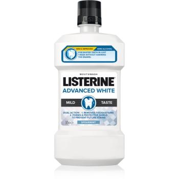 Listerine Advanced White Mild Taste wybielający płyn do płukania jamy ustnej 500 ml