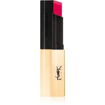 Yves Saint Laurent Rouge Pur Couture The Slim cienka matująca szminka z zamszowym wykończeniem odcień 14 Rose Curieux 2,2 g