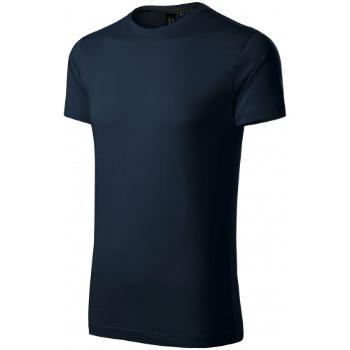 Ekskluzywna koszulka męska, ciemny niebieski, XL