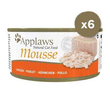 APPLAWS Cat Mousse Tin 6 x 70 g Chicken karma mokra dla kota z kurczakiem