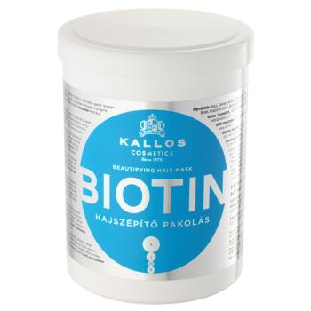 Kallos Biotin maska do cienkich, słabych i łamliwych włosów 1000 ml