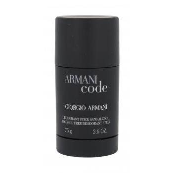 Giorgio Armani Code 75 ml dezodorant dla mężczyzn uszkodzony flakon