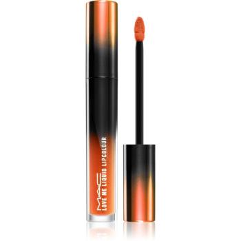 MAC Cosmetics Love Me Liquid Lipcolour kremowa szminka o satynowym wykończeniu odcień My Lips Are Insured 3,1 ml