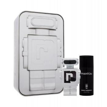 Paco Rabanne Phantom zestaw EDT 100 ml + dezodorant 150 ml dla mężczyzn Uszkodzone pudełko