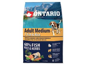 ONTARIO dog  ADULT MEDIUM fish - 12kg