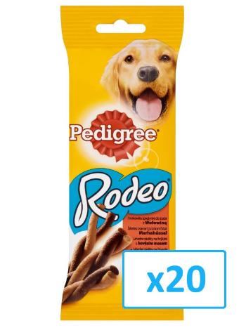 PEDIGREE Rodeo 20x70g - przysmak dla psów z wołowiną