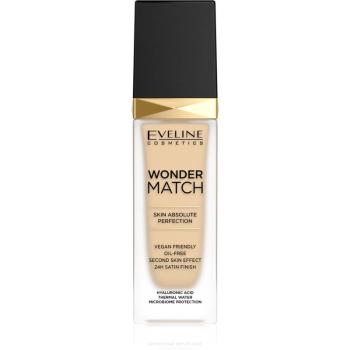 Eveline Cosmetics Wonder Match długotrwały podkład w płynie z kwasem hialuronowym odcień 01 Ivory 30 ml